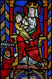 Vetrata della Chiesa di San Giovanni Battista, c.1275 da French School